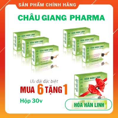  Combo 6 hộp Hòa Hãn Linh (3 vỉ x 10 viên) - mua 06 hộp tặng 01 hộp 